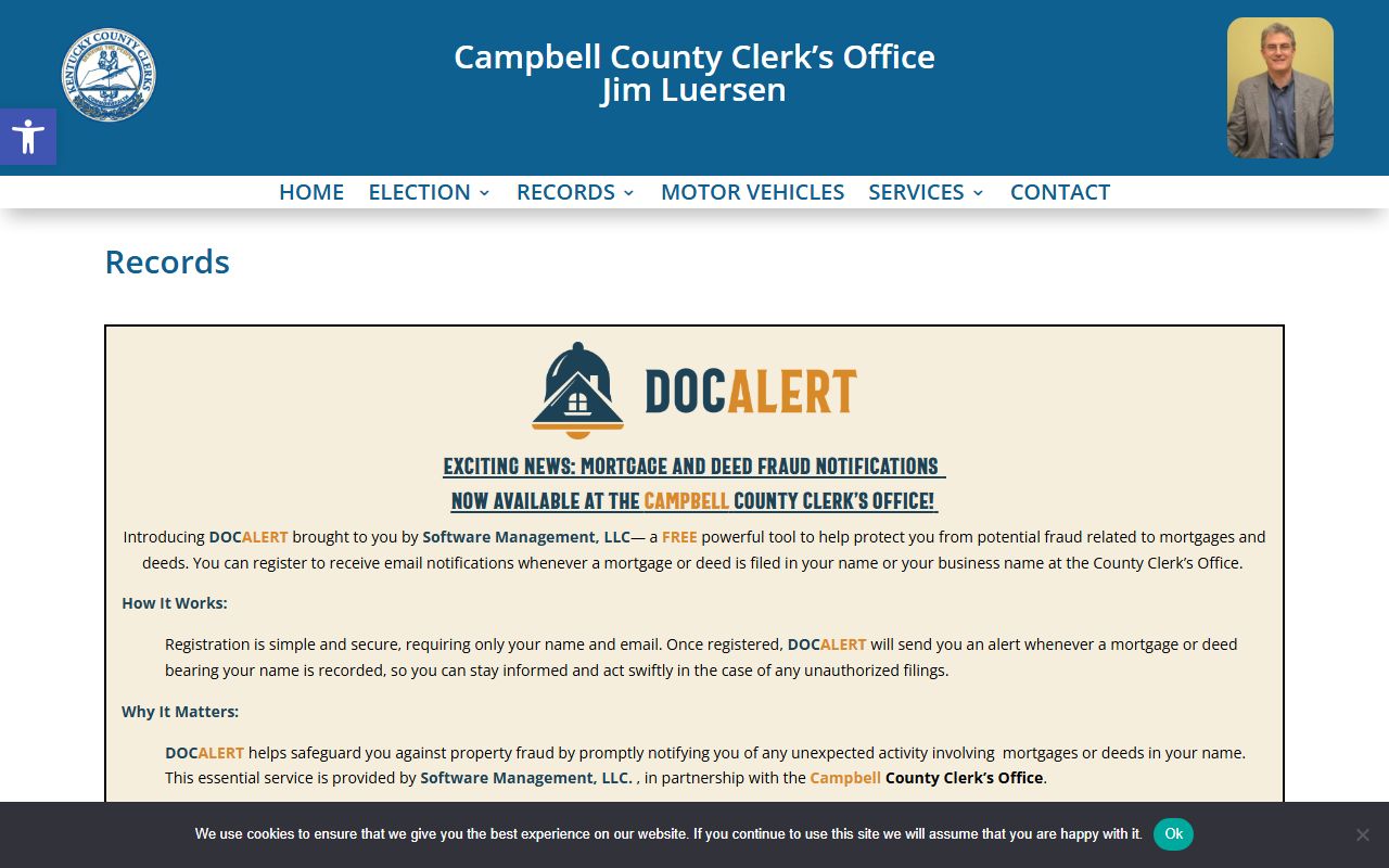 Campbell County probate records eCCLIX land records access